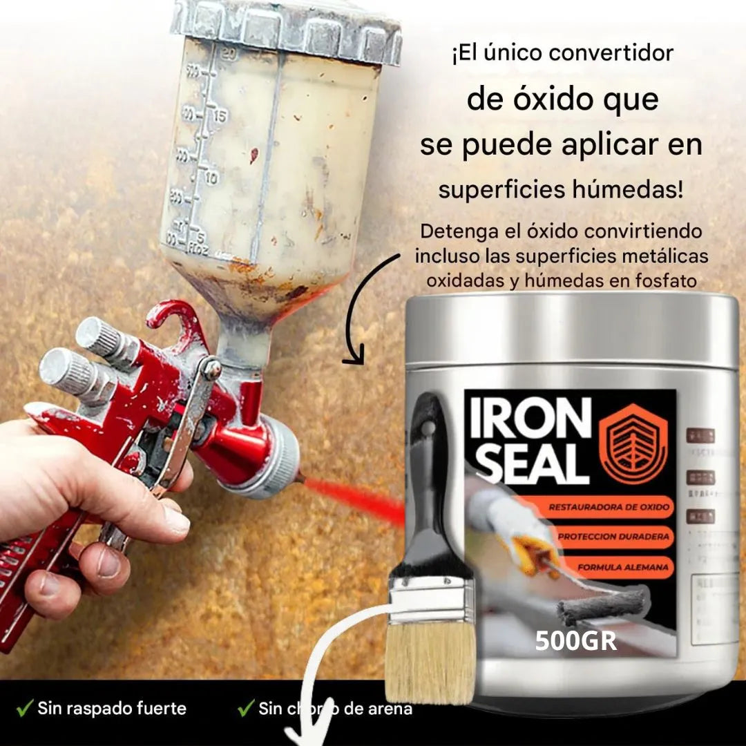 Iron Seal – El escudo antióxido que devuelve la vida al metal 💪 500 ML