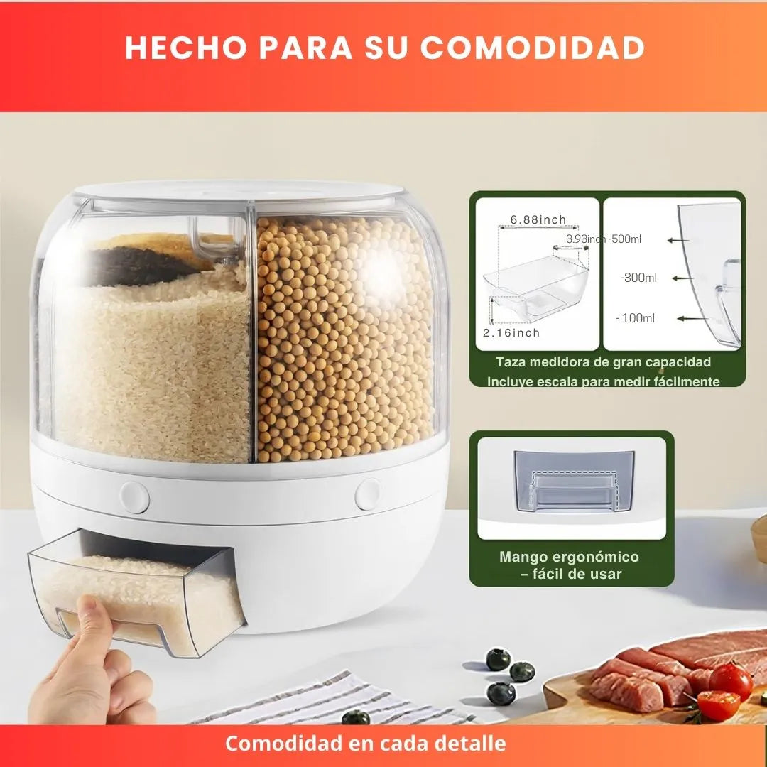 Organiza tu cocina con estilo y gana espacio en segundos con GrainBox™