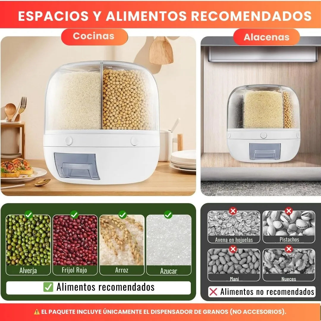 Organiza tu cocina con estilo y gana espacio en segundos con GrainBox™