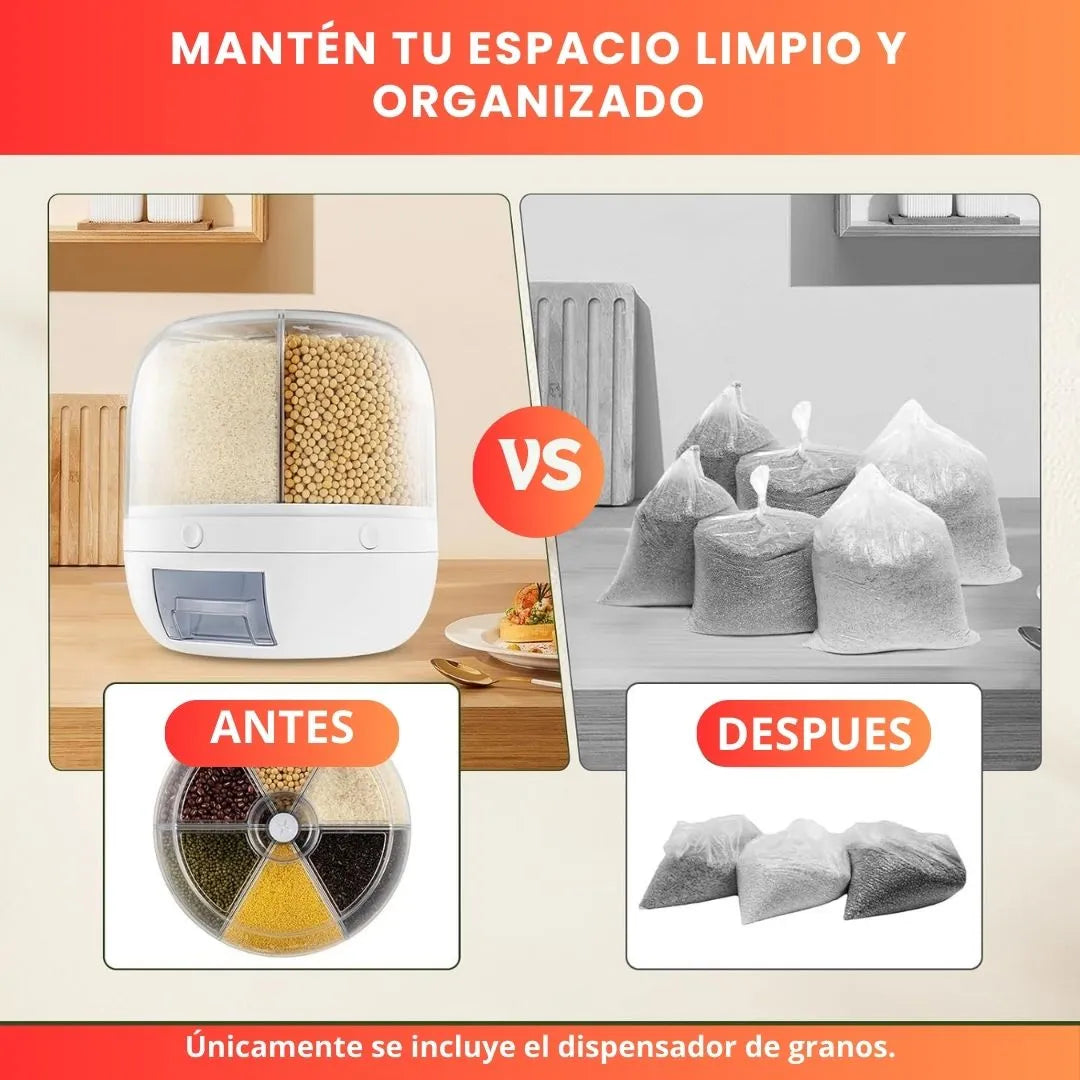 Organiza tu cocina con estilo y gana espacio en segundos con GrainBox™