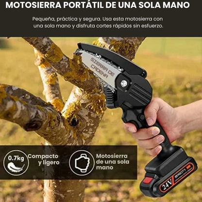 Motosierra Portátil™ Podá ramas y Troncos en segundos sin esfuerzo
