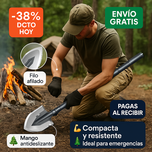 TitanForce™ Pala Táctica 15 en 1