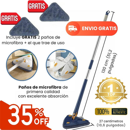 🔥 TriMop® 360° — Llega donde otros no pueden