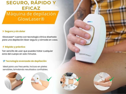 GlowLaser®: Depílate fácil, rápido y sin dolor + 2 regalos gratis
