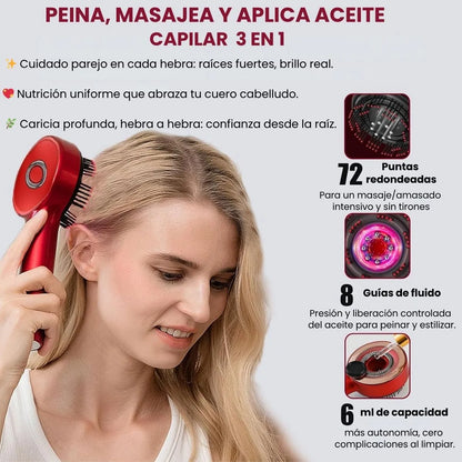Capillum Pro Masajeador Inteligente + REGALO 💧 Aceite de Crecimiento Capilar