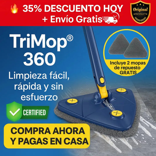 🔥 TriMop® 360° — Llega donde otros no pueden