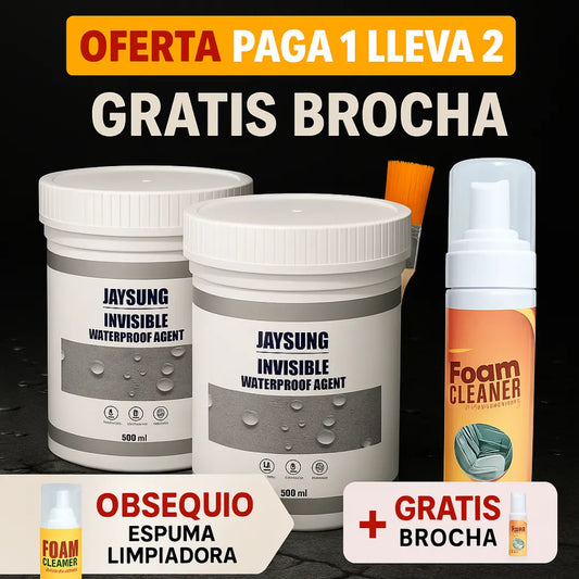 😩 ¿Cansado de goteras y humedad? Sella para siempre y recibe GRATIS espuma limpiadora multiusos.