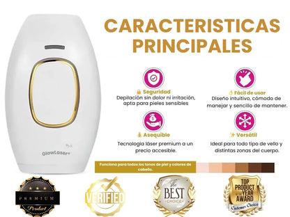 GlowLaser®: Depílate fácil, rápido y sin dolor + 2 regalos gratis