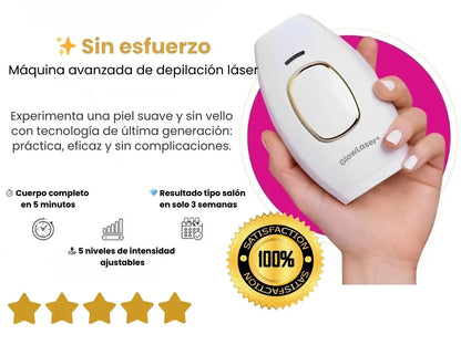 GlowLaser®: Depílate fácil, rápido y sin dolor + 2 regalos gratis