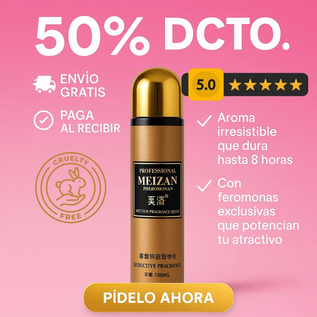 Spray Meizan ® Perfume capilar con feromonas exclusivas