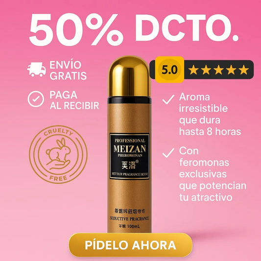 Spray Meizan ® Perfume capilar con feromonas exclusivas