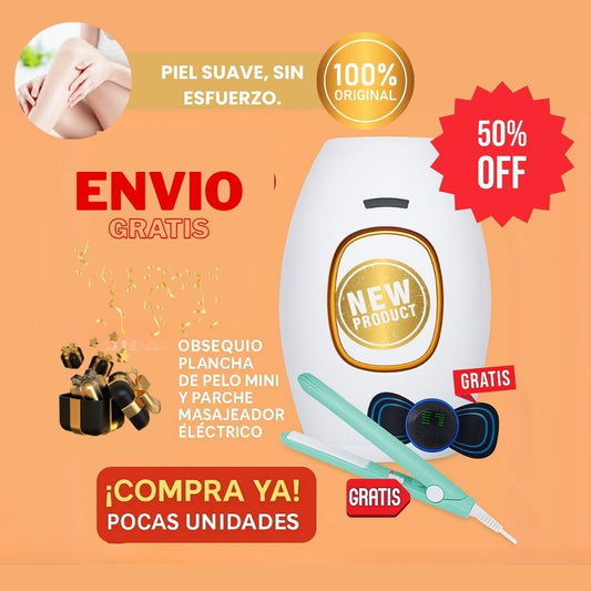 GlowLaser®: Depílate fácil, rápido y sin dolor + 2 regalos gratis